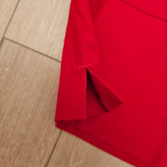Express Stretch Red Skirt Womens 9/10 Mini Skirt - Cotton Spandex -NWOT - Picture 6 of 8